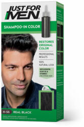 Just for Men Shampoo-In hajszínező, fekete H-55 - hairpower