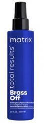 Matrix Total Results Brass Off All-In One spray a rezes tónusok semlegesítésére, 200 ml - hairpower