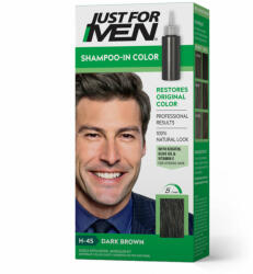 Just for Men Shampoo-In hajszínező, sötét barna H-45