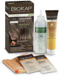 BioKap NutriColor Rapid tartós hajfesték Nr 7.1 Swedish Blond, 135 ml - hairpower