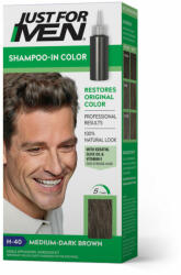 Just for Men Shampoo-In hajszínező, közép sötét barna H-40 - hairpower