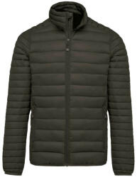 Kariban bélelt meleg és ultrakönnyű férfi kabát KA6120, Dark Khaki-XL