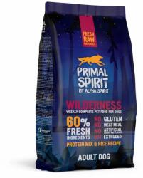 PRIMAL Spirit Hrana uscata Premium presata la rece pentru caine Primal Spirit, Wilderness, cu 60% carne de porc, pui si peste, 1 kg