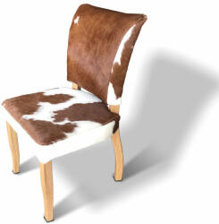 eScaun Scaun tapitat cu piele de vaca ✔ model Brenda (ECO/Scaun/Brenda Cow Fur Chair)