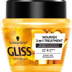 Schwarzkopf Tratament masca Gliss Oil Nutritive pentru par lung cu varfuri despicate, 300 ml (9000101050936)