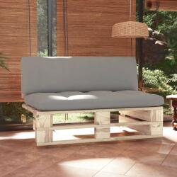 vidaXL Canapea de mijloc de grădină din paleți, lemn de pin tratat (3066531)