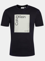 Calvin Klein Póló Square Logo K10K112503 Sötétkék Regular Fit (Square Logo K10K112503)
