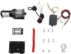 vidaXL 12 V-os elektromos csörlő 1360 kg szerelőlappal görgős léccel (210230)