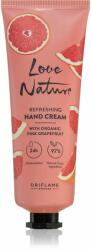 Oriflame Love Nature Organic Pink Grapefruit crema de maini hidratanta 75 ml