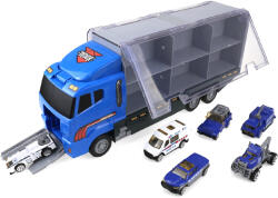 AGA Rendőrautókat szállító kamion Aga4Kids MR1453 - kék (K17590)