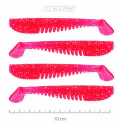 Nevis Impulse Shad 10cm 6, 92gr 4db/cs Pink Flitter Plasztik csali (9721-109)