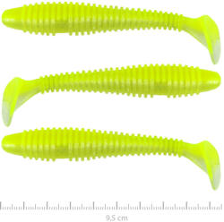 Nevis Vantage Swinger 9, 5cm 7, 18gr 3db/cs Fluo Zöld Flitter II. Plasztik csali (9803-944)