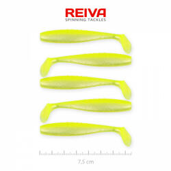 Reiva Flat Minnow shad 7, 5cm 5db/cs (Sárga-Ezüst) Plasztik csali (9902-806)