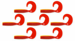 Nevis Twister 6cm 2, 54gr 7db/cs Sárga-piros Plasztik csali (9722-603)