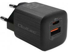 Qoltec Incarcator de retea GaN ULTRA 35W charger 5V 20V, 2.25A 3A, USB C (50764) - vexio