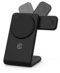 CRONG CRG-MSPS-BLK 3in1 20W Compatibil cu MagSafe, iPhone, Apple Watch, AirPods, Negru (CRG-MSPS-BLK)