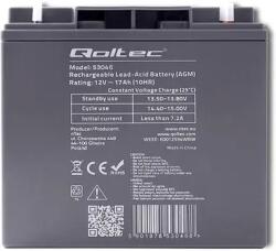 Qoltec Battery AGM 12V 17Ah max. 255A (53046) - vexio