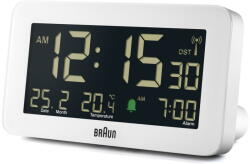 Braun Ceasuri decorative BRAUN BC10 DCF-W Radio alarm clock white (67603) - vexio