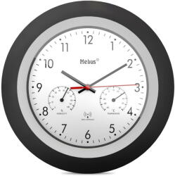 Mebus Ceasuri decorative Mebus 19449 Radio controlled Wall Clock w. Thermo/Hygrometer (19449)