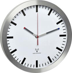 TFA Ceasuri decorative TFA 60.3528. 02 radio-controlled wall clock aluminium (60.3528.02) - vexio