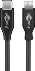 Goobay Cable Lightning USB-C black 0.5m - 39428 (39428) - 24mag