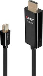 Lindy 40912 video átalakító kábel 2 M Mini DisplayPort HDMI A-típus (Standard) Fekete (40912) (40912)