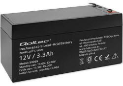 Qoltec AGM battery 12V 3.3Ah, max. 49.5A (53065) - pcone
