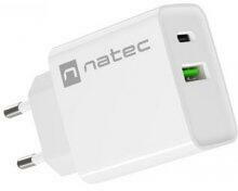 NATEC Incarcator de retea USB Charger Ribera 1x USB-A USB-C (NUC-2061) - pcone