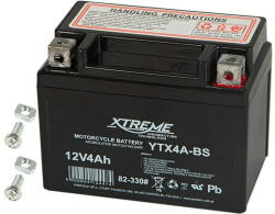 BLOW AGM battery motorcycle 12V 4Ah (82-330#) - pcone