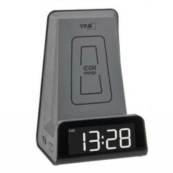 TFA Ceasuri decorative TFA 60.2033. 10 ICON Charge Alarm Clock with Charger (60.2033.10) - pcone