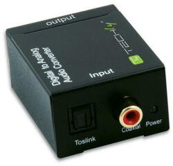 TECHLY Media convertor Digital Toslink SPDIF Coaxial audio L/R RCA c (301139)