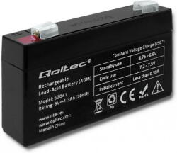 Qoltec Battery AGM 6V 1.3Ah max. 0.39A (53041) - pcone