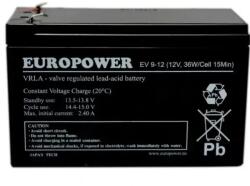 EuroPower AUKUMULATOR EUROPOWER EV 12V 9Ah (EV 12-9) - pcone