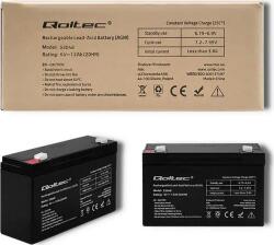 Qoltec AGM battery 6V 12Ah (53048) - pcone