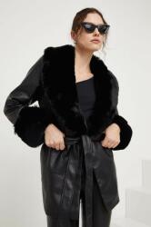 Answear Lab rövid kabát női, fekete, átmeneti - fekete M - answear - 16 990 Ft