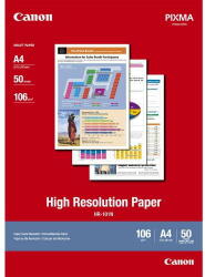 Canon Hartie foto Canon High Resolution Paper HR-101N - A4 - 50 Sheets (1033A002) - pcone