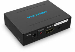 Vention HDMI -> HDMI/Optical Fiber Audio/2RCA Audio, (fekete), konverter (AFHB0) - totalprint