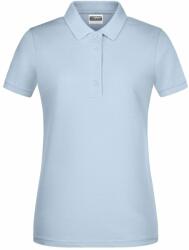 James & Nicholson (Daiber) Női galléros biopamut póló 8009 - Világoskék | 2XL (1-8009-1782964286)