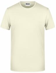 Daiber Tricou clasic pentru bărbați din bumbac organic 8008 - Vanilie | 2XL (8008-1782964275)