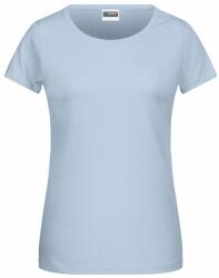 Daiber Tricou clasic de damă din bumbac organic 8007 - Deschisă albastră | 2XL (8007-1782964204)