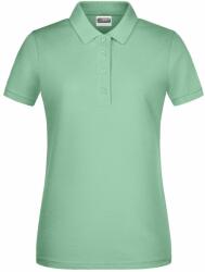 Daiber Tricou polo pentru femei din bumbac organic 8009 - Verde jad | M (8009-1782964278)
