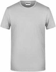 Daiber Tricou clasic pentru bărbați din bumbac organic 8008 - Gri fin | 2XL (8008-1782964269)