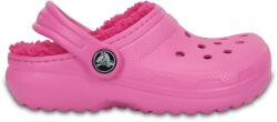 Crocs Kids Classic Lined Clog bélelt kislány gyerek papucs (203506-6LA C12)