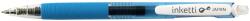 PENAC Pix cu gel PENAC Inketti, rubber grip, 0.5mm, corp bleu transparent - scriere bleu (P-BA3601-20EF) - officeclass