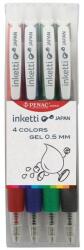 PENAC Set 4 pixuri cu gel PENAC Inketti - culori asortate (P-BA3601EF-1WP4) - officeclass