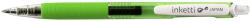 PENAC Pix cu gel PENAC Inketti, rubber grip, 0.5mm, corp verde lime transparent - scriere verde lime (P-BA3601-21EF)
