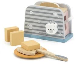 Viga Toys Toaster din lemn cu accesorii, nordic colors (VIG44017)