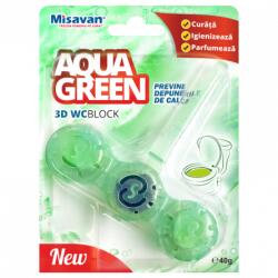 Misavan Odorizant Toaleta Misavan Aqua Green 3D, 40g (90022241)