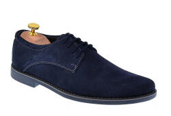 Rovi Design Pantofi barbati, casual, din piele naturala intoarsa, bleumarin VELBLM - ellegant