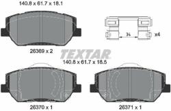 TEXTAR set placute frana, frana disc TEXTAR 2636901 (2636901)
